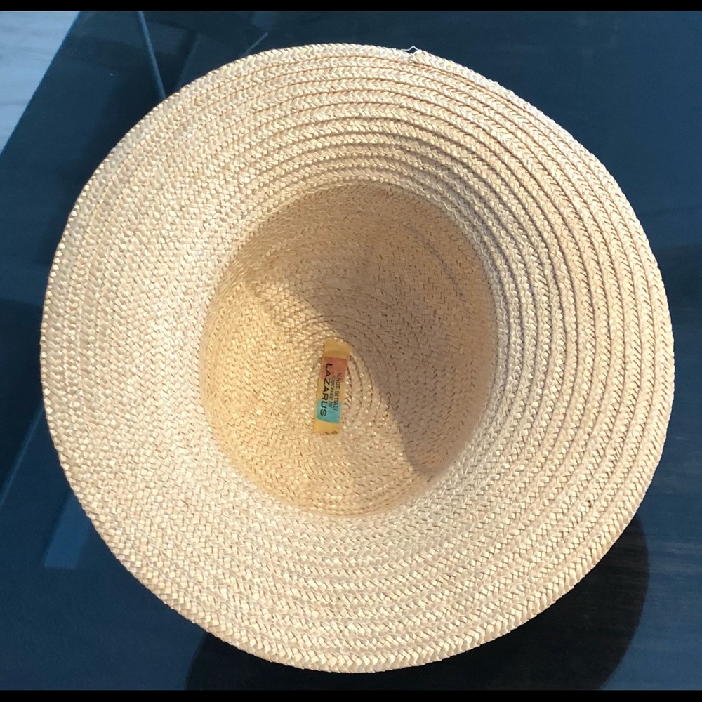 Lazarus Italian Pith Helmet Form Straw Hat Safari - Picture 5 of 7